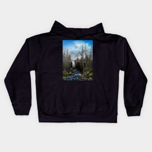 Northwest Waterfall Kids Hoodie